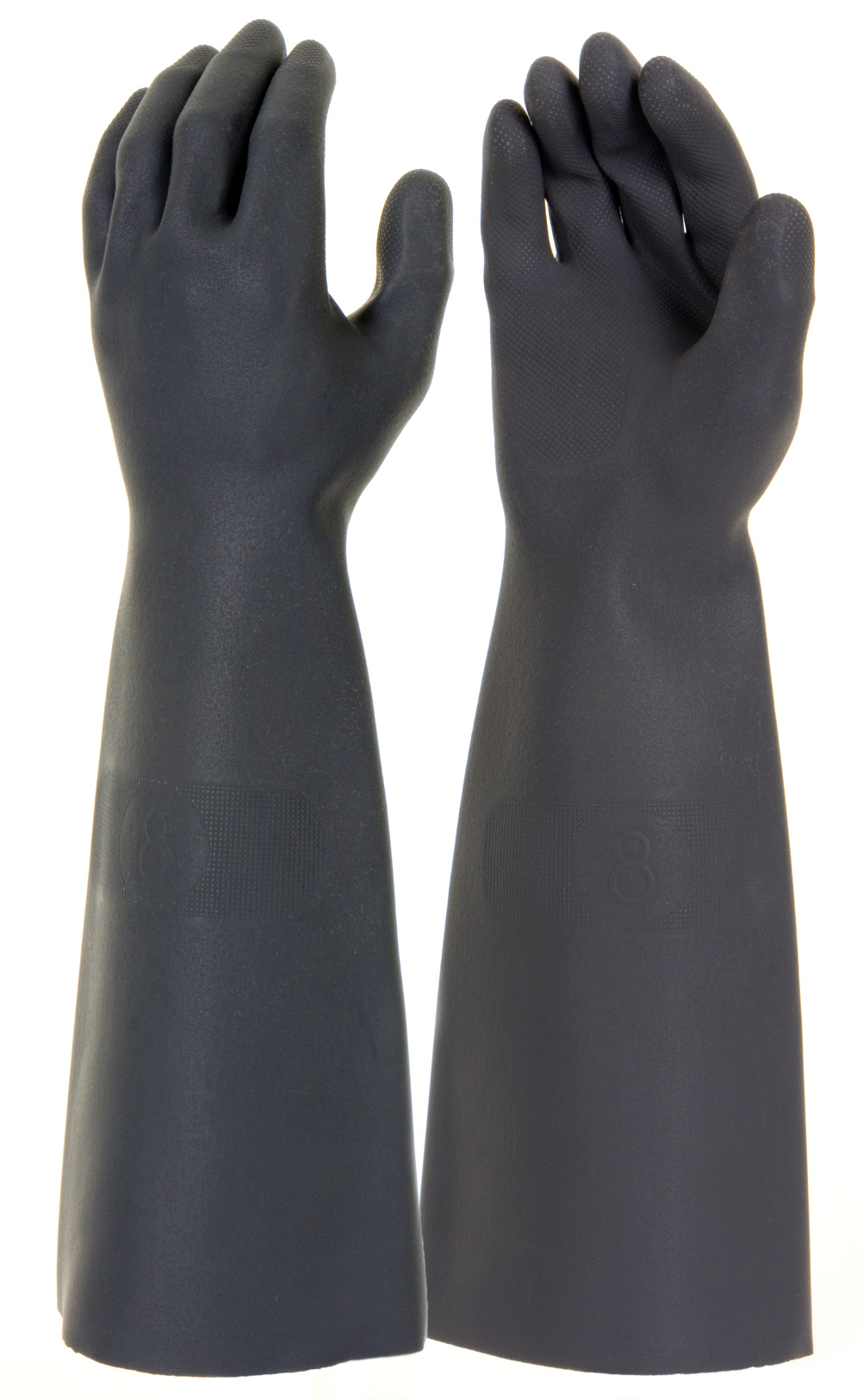 Ind 18" Gauntlet Latex Glove Size 10