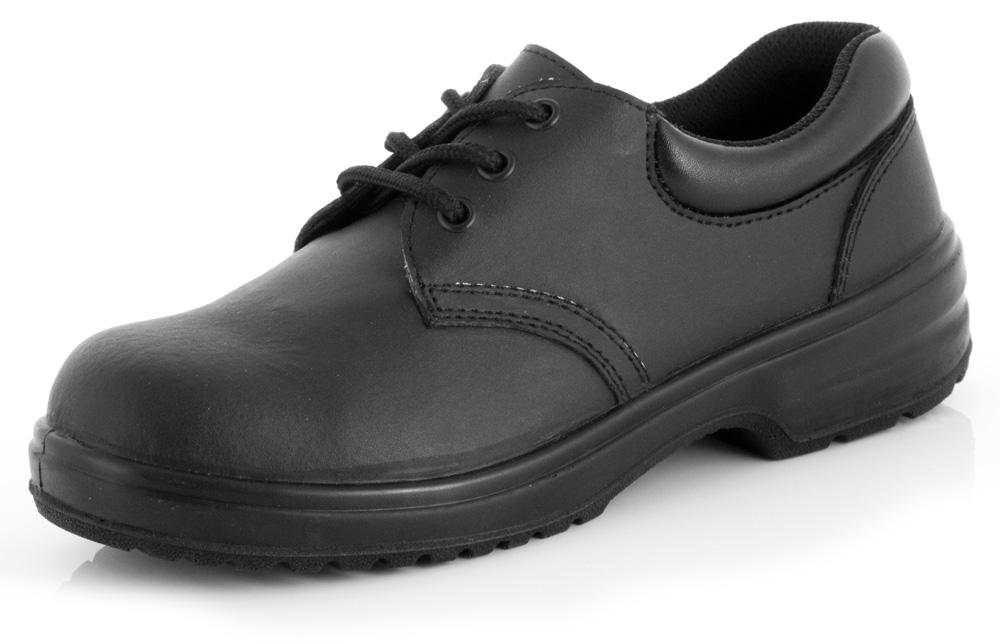 Ladies Tie Shoe Black Size 7
