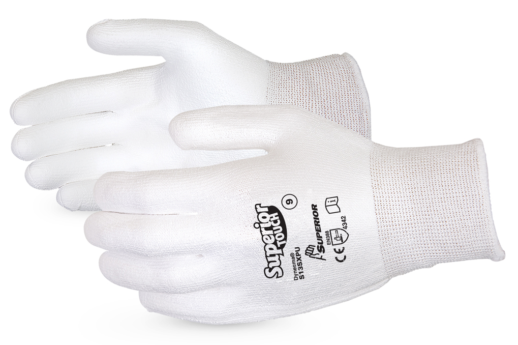 Superior Touch Cut-Resistant Plam Coated Gloves Size 7-11